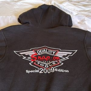 Snap On 2009 Full Zip Hoodie.   Size Small.
